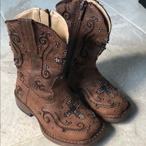 Roper Toddler Cowgirl Boots size 5